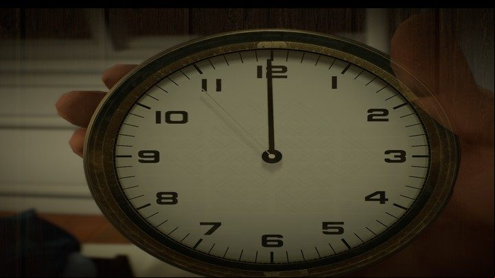 For the hands to turn back, you have to get all the information from the cop, the wife, and the cop's confession about the motive - 12 minutes: Watch hands dont turn back - what to do? - FAQ - 12 Minutes game guide