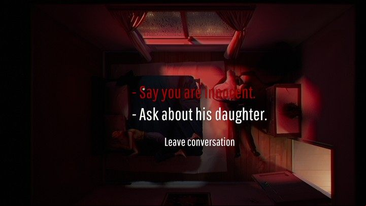 Do everything that you did before (switch the light in the bedroom and put your wife to sleep), but don't shoot the police officer during the interrogation - 12 Minutes: Full walkthrough of the game - Transition description - 12 Minutes game guide