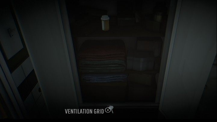 Ventilation shaft under the cabinet - 12 Minutes: Full walkthrough of the game - Transition description - 12 Minutes game guide