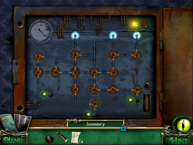 To retrieve a light, you have to turn brown ts to make them as on the screen above - Puzzles - Collectibles and puzzles - 9 Clues: The Secret of Serpent Creek - Game Guide and Walkthrough
