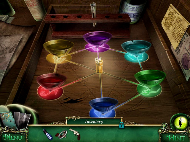 When you get all elements required for the beginning of the riddle, perform actions presented in the table below - Puzzles - Collectibles and puzzles - 9 Clues: The Secret of Serpent Creek - Game Guide and Walkthrough