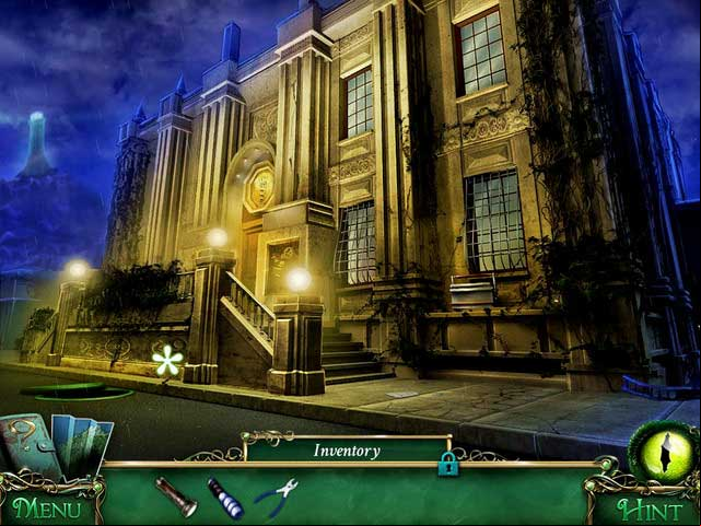 You find another question mark on the stairs - Museum - Main storyline - 9 Clues: The Secret of Serpent Creek - Game Guide and Walkthrough