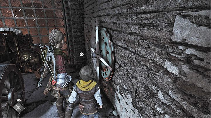 In the new area turn left and head uphill towards the large cart - Plague Tale Requiem: Chapter 11, Explore the underground area - walkthrough - Chapter 11 - The Cradle of Centuries - A Plague Tale Requiem Guide, Walkthrough