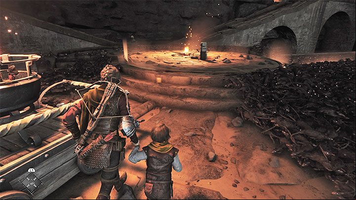 You must now safely return to the higher level - Plague Tale Requiem: Chapter 11, Explore the underground area - walkthrough - Chapter 11 - The Cradle of Centuries - A Plague Tale Requiem Guide, Walkthrough