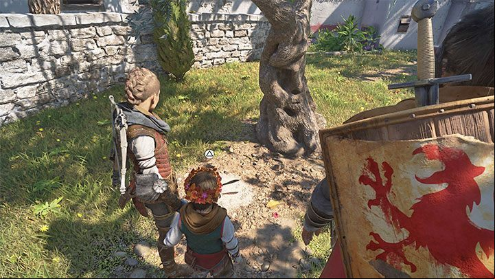 Behind the amphitheater there's a tree - Plague Tale Requiem: Chapter 8 (A Sea of Promises) - list of secrets - Hugo Herbarium and Souvenirs - A Plague Tale Requiem Guide, Walkthrough