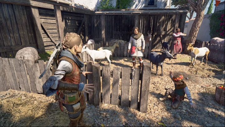 The goat will startle Hugo and unlock the souvenir shortly after - Plague Tale Requiem: Chapter 8 (A Sea of Promises) - list of secrets - Hugo Herbarium and Souvenirs - A Plague Tale Requiem Guide, Walkthrough