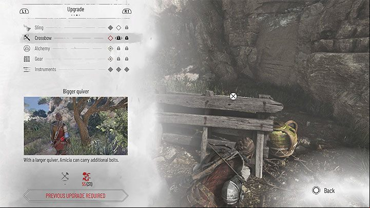 By default, you can carry only 2 bolts and this may not be enough for using the crossbow regularly - Plague Tale Requiem: How to unlock crossbow? - FAQ - A Plague Tale Requiem Guide, Walkthrough