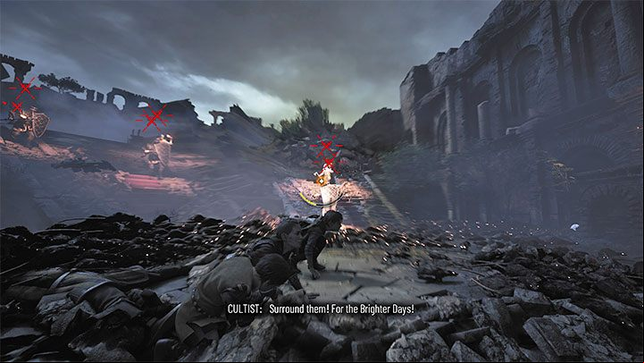 You must use Hugo's rat power to kill soldiers approaching your position - Plague Tale Requiem: Chapter 12, Push Hugo to the limit - walkthrough - Chapter 12 - The Life We Deserve - A Plague Tale Requiem Guide, Walkthrough