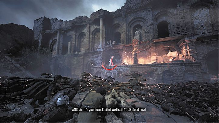 Defend yourself until the yellow bar is filled in full - only then it will turn red, activating the final objective - Plague Tale Requiem: Chapter 12, Push Hugo to the limit - walkthrough - Chapter 12 - The Life We Deserve - A Plague Tale Requiem Guide, Walkthrough