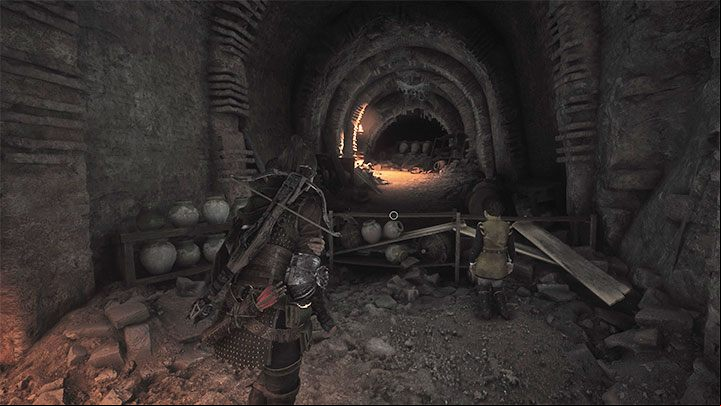 At the beginning, Amicia is still wounded, so you'll proceed forward in a snail's pace - Plague Tale Requiem: Chapter 13, Find a way to the surface - walkthrough - Chapter 13 - Nothing left - A Plague Tale Requiem Guide, Walkthrough