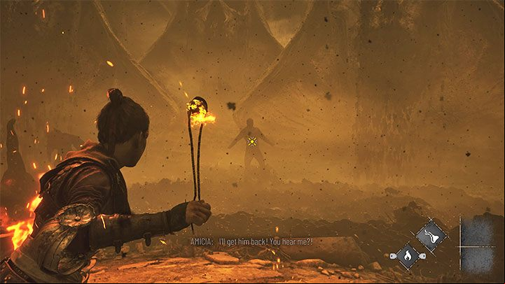 Amicia will slow down, eventually getting transported somewhere else - Plague Tale Requiem: Chapter 16, Final Battle - walkthrough - Chapter 16 - King Hugo - A Plague Tale Requiem Guide, Walkthrough