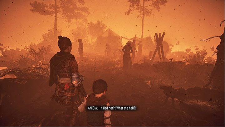 You'll eventually "find" Hugo and start making your way through a new area - Plague Tale Requiem: Chapter 16, Final Battle - walkthrough - Chapter 16 - King Hugo - A Plague Tale Requiem Guide, Walkthrough