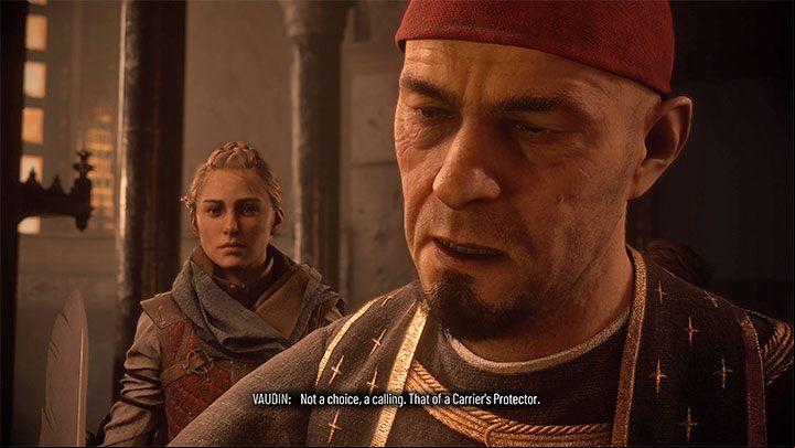 In Chapter 2, the heroes meet Vaudin, who works for the Order - Plague Tale Requiem: Ending - interpretation and explanation of the events of the finale - Chapter 17 - Legacy of de Rune Family - A Plague Tale Requiem Guide, Walkthrough