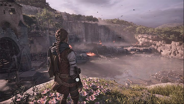Reach the vantage point from which you can see the ferry crossing - Plague Tale Requiem: Chapter 5 (In Our Wake) - list of secrets - Hugo Herbarium and Souvenirs - A Plague Tale Requiem Guide, Walkthrough