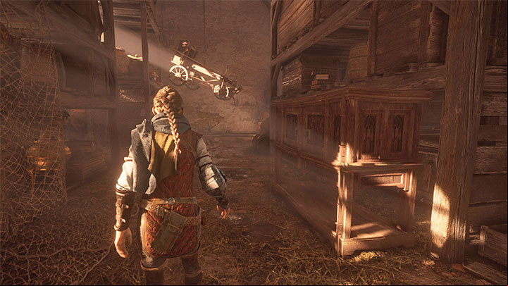 You can find the first secret chest, i - Plague Tale Requiem: Secret Chests in Chapter 3 (A Burden of Blood) - list, locations - Secret chests - A Plague Tale Requiem Guide, Walkthrough