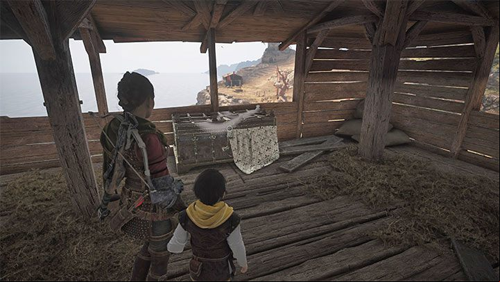 Once inside, use the ladder, and you'll reach a floor with the sought chest - Plague Tale Requiem: Secret Chests - Chapter 9 (Tales and Revelations) - list, locations - Secret chests - A Plague Tale Requiem Guide, Walkthrough