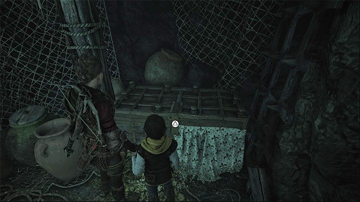 Once the path forward is unlocked, reach the final area of the hideout - Plague Tale Requiem: Secret Chests - Chapter 9 (Tales and Revelations) - list, locations - Secret chests - A Plague Tale Requiem Guide, Walkthrough