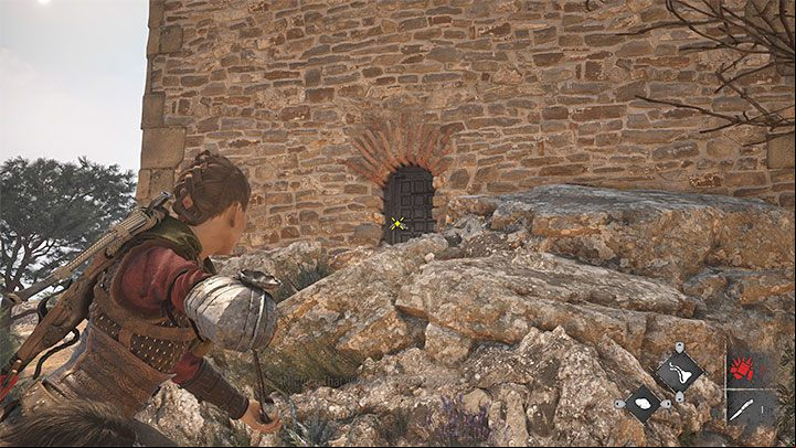 Unfortunately, the main door of the tower is locked - Plague Tale Requiem: Secret Chests - Chapter 9 (Tales and Revelations) - list, locations - Secret chests - A Plague Tale Requiem Guide, Walkthrough