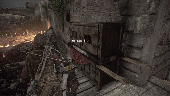 Avoid the rats by helping yourself with the Prism or Ignifer and reach the stairs - Plague Tale Requiem: Secret Chests - Chapter 10 (Bloodline) - list, locations - Secret chests - A Plague Tale Requiem Guide, Walkthrough