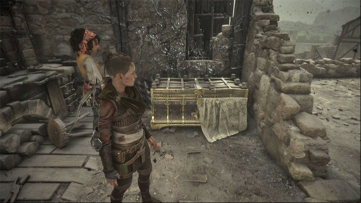 The box is inside the building, next to the workbench - Plague Tale Requiem: Secret Chests - Chapter 16 (King Hugo) - list, locations - Secret chests - A Plague Tale Requiem Guide, Walkthrough