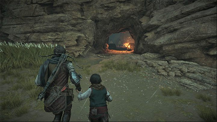 There are two paths to choose from - left and right - Plague Tale Requiem: Chapter 7, Reach Sophias boat - walkthrough - Chapter 7 - Felons - A Plague Tale Requiem Guide, Walkthrough