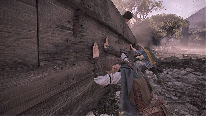 You must free the boat after it got stuck - Plague Tale Requiem: Chapter 5, Find a way to reach the boat - walkthrough - Chapter 5 - In Our Wake - A Plague Tale Requiem Guide, Walkthrough