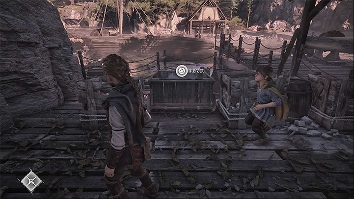 Look around the area's borders - Plague Tale Requiem: Chapter 5, Find a way to reach the boat - walkthrough - Chapter 5 - In Our Wake - A Plague Tale Requiem Guide, Walkthrough
