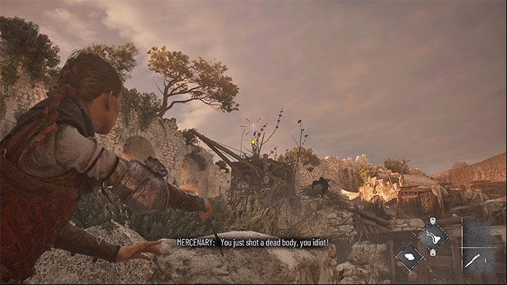 Squeeze through the opening and go to the next location - Plague Tale Requiem: Chapter 2, Walk to the house - walkthrough - Chapter 2 - Newcomers - A Plague Tale Requiem Guide, Walkthrough