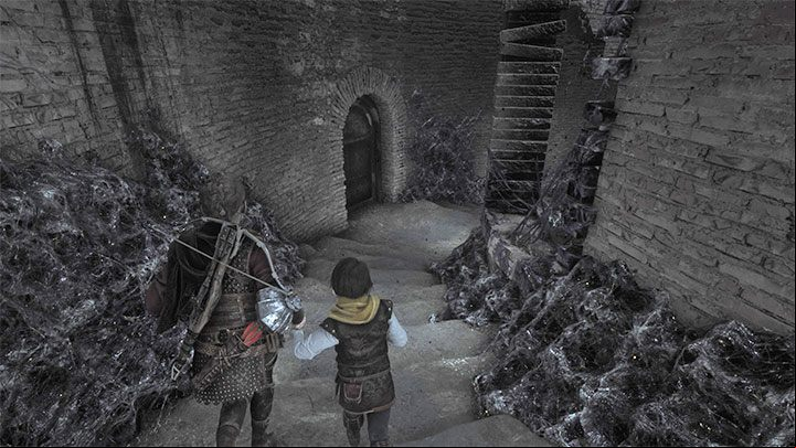 Resume exploration of underground areas - A Plague Tale Requiem: Chapter 11, Open the gate - walkthrough - Chapter 11 - The Cradle of Centuries - A Plague Tale Requiem Guide, Walkthrough