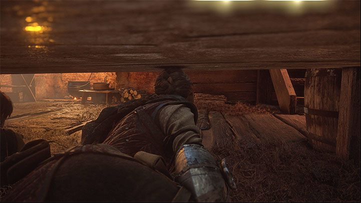 You'll reach walls guarded by two guards - Plague Tale Requiem: Chapter 3, Escape the fort - walkthrough - Chapter 3 - A Burden of Blood - A Plague Tale Requiem Guide, Walkthrough