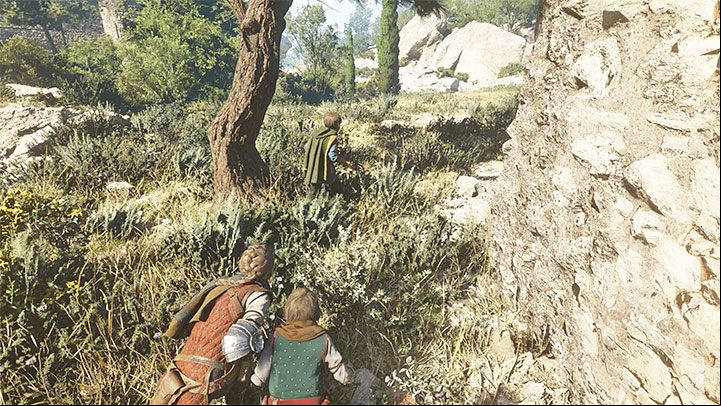 Keep watching Lucas - Plague Tale Requiem: Chapter 1, Reach the castle - walkthrough - Chapter 1 - Under a New Sun - A Plague Tale Requiem Guide, Walkthrough