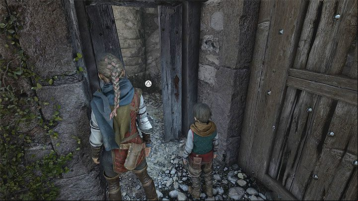 Start walking along the river - on the way you'll need to climb twice and walk under a fallen tree - Plague Tale Requiem: Chapter 1, Reach the castle - walkthrough - Chapter 1 - Under a New Sun - A Plague Tale Requiem Guide, Walkthrough