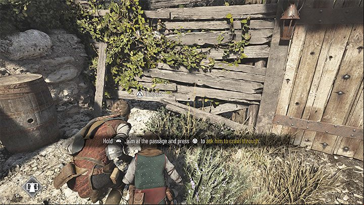 You'll reach a locked door - Plague Tale Requiem: Chapter 1, Reach the castle - walkthrough - Chapter 1 - Under a New Sun - A Plague Tale Requiem Guide, Walkthrough