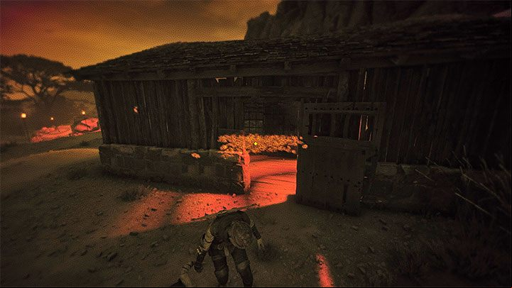 After leaving the building you'll end up in the dye works - this is a large, open area where you can choose your own path and methods to eliminate or avoid bandits - Plague Tale Requiem: Chapter 6, Deal with the Beast - walkthrough - Chapter 6 - Leaving All Behind - A Plague Tale Requiem Guide, Walkthrough