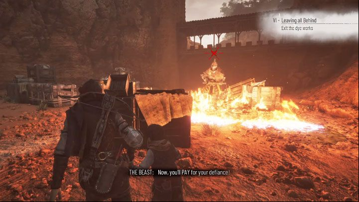 You'll trigger a miniboss fight against the Beast - Plague Tale Requiem: Chapter 6, Deal with the Beast - walkthrough - Chapter 6 - Leaving All Behind - A Plague Tale Requiem Guide, Walkthrough