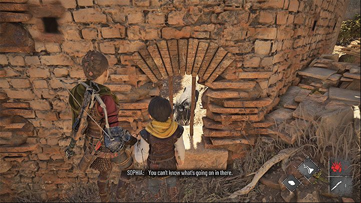 Follow the new path until you reach the ruins on the left - the goat you are looking for is there, but unlocking access to the ruins requires a little effort - Plague Tale Requiem: Chapter 9 (Tales and Revelations) - list of secrets - Hugo Herbarium and Souvenirs - A Plague Tale Requiem Guide, Walkthrough