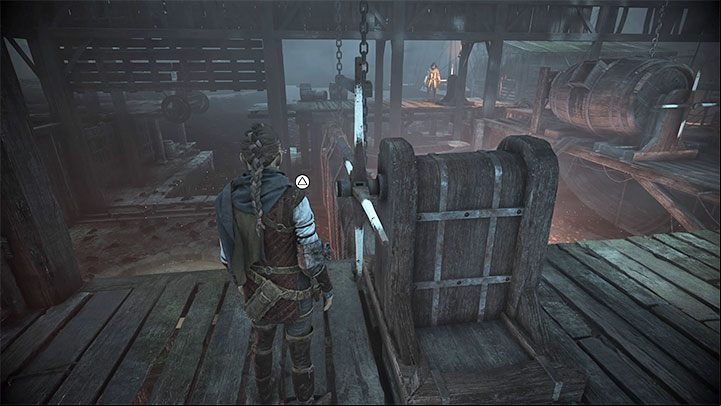 Time to lift the third boat - this is done using the crank next to it - Plague Tale Requiem: Chapter 4, Find the Orders boat - walkthrough - Chapter 4 - Protectors Duty - A Plague Tale Requiem Guide, Walkthrough