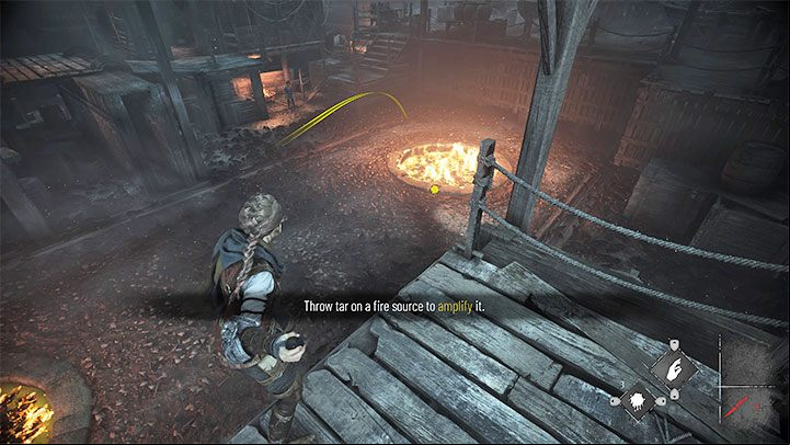 Lucas will stop at the bottom and look for a solution to the problem - Plague Tale Requiem: Chapter 4, Find the Orders boat - walkthrough - Chapter 4 - Protectors Duty - A Plague Tale Requiem Guide, Walkthrough