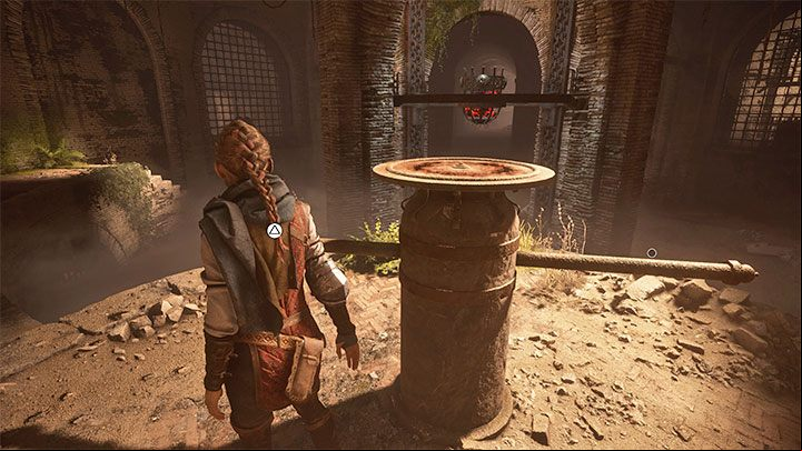 You can now use the new ladder - Plague Tale Requiem: Chapter 2, Exit the arenas underground - walkthrough - Chapter 2 - Newcomers - A Plague Tale Requiem Guide, Walkthrough
