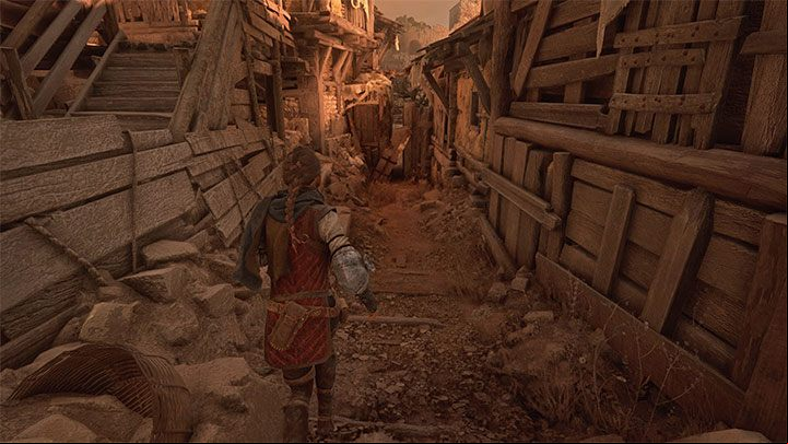 Make sure to do a thorough search of this area, as there are additional crafting ingredients and a new knife here - Plague Tale Requiem: Chapter 2, Exit the arenas underground - walkthrough - Chapter 2 - Newcomers - A Plague Tale Requiem Guide, Walkthrough