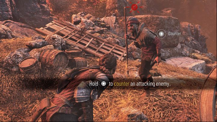 Time for a melee tutorial - Plague Tale Requiem: Chapter 1, Reach the city - walkthrough - Chapter 1 - Under a New Sun - A Plague Tale Requiem Guide, Walkthrough
