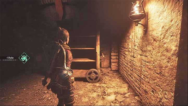 On your way there, you will see a cabinet on wheels - move it to progress - Plague Tale Requiem: Chapter 13 (Nothing Left) - list of secrets - Hugo Herbarium and Souvenirs - A Plague Tale Requiem Guide, Walkthrough