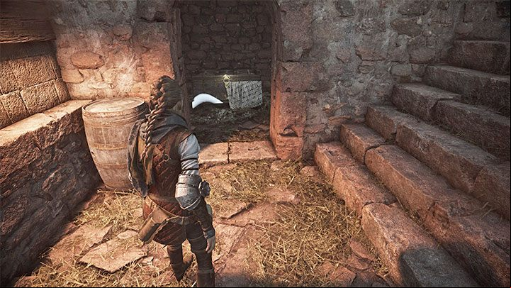 Move further and you will notice the city gate in the distance - A Plague Tale Requiem: Chapter 3, Exit the city - walkthrough - Chapter 3 - A Burden of Blood - A Plague Tale Requiem Guide, Walkthrough