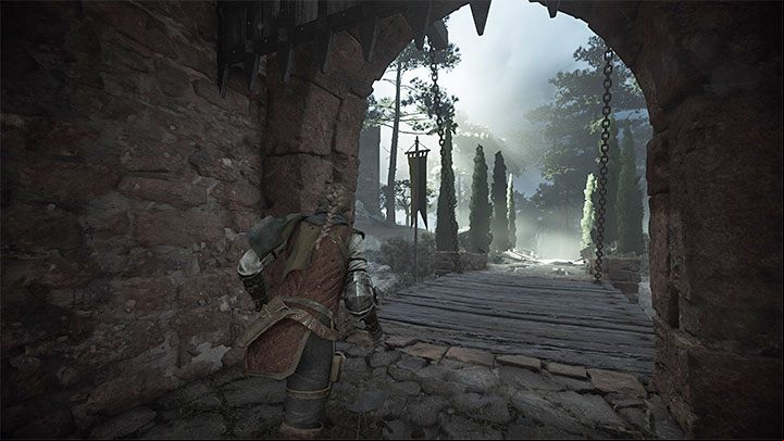 You have to lift the gate as high as possible, let go of the crank and sprint to the bottom - A Plague Tale Requiem: Chapter 3, Exit the city - walkthrough - Chapter 3 - A Burden of Blood - A Plague Tale Requiem Guide, Walkthrough
