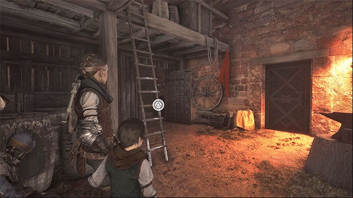 To have an opportunity to get this secret, once you're in the room with the workbench, don't open any doors - Plague Tale Requiem: Chapter 6 (Leaving All Behind - list of secrets - Hugo Herbarium and Souvenirs - A Plague Tale Requiem Guide, Walkthrough