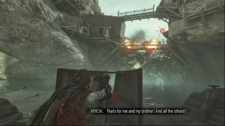 The incendiary bolts will keep being really useful for the remainder of this section - Plague Tale Requiem: Chapter 5, Run from Arnaud - walkthrough - Chapter 5 - In Our Wake - A Plague Tale Requiem Guide, Walkthrough