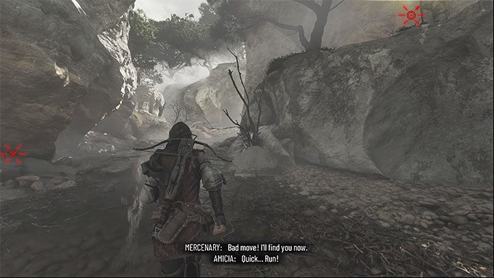 Eventually Amicia will startle a few birds and alert the bandits - this is scripted and unavoidable - Plague Tale Requiem: Chapter 5, Run from Arnaud - walkthrough - Chapter 5 - In Our Wake - A Plague Tale Requiem Guide, Walkthrough
