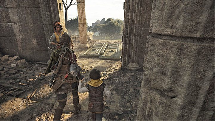 The collectible is found along the way to the fort, specifically right after completing the scene where you force the door open with a chandelier (screenshot above) - Plague Tale Requiem: Chapter 10 (Bloodline) - list of secrets - Hugo Herbarium and Souvenirs - A Plague Tale Requiem Guide, Walkthrough
