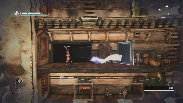 Helix ability allows you to by enemies without using gadgets - The Betrayal - walkthrough for sequence 11 - Walkthrough - Assassins Creed Chronicles: China - Game Guide and Walkthrough