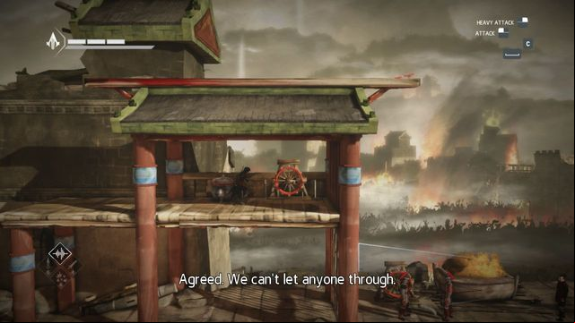 You can use the reel, but you dont have to - it will help you lure enemies into a trap - Vengeance - walkthrough for sequence 12 - Walkthrough - Assassins Creed Chronicles: China - Game Guide and Walkthrough